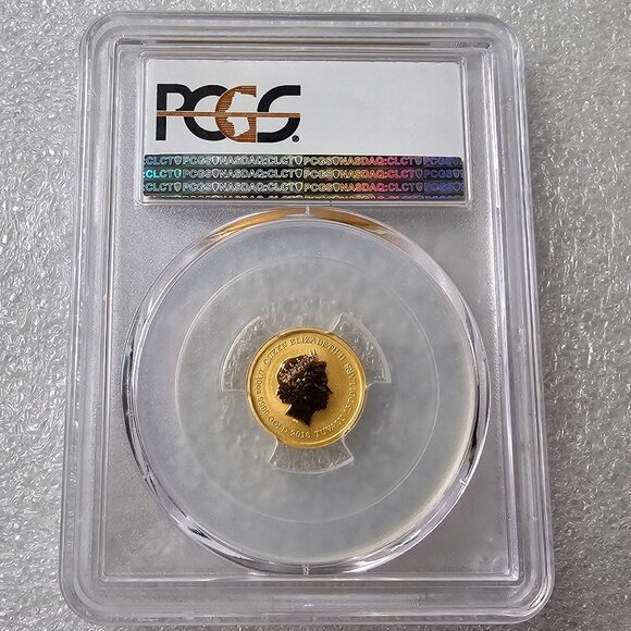 2016-P Tuvalu 15 Dollar 1/10-oz Gold 75th Anniversary of Pearl Harbor PCGS MS70 - Picture 2 of 4